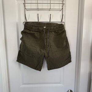 Men's Olive Fatigue Shorts